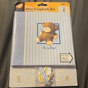 It’s a boy mini scrapbook kit